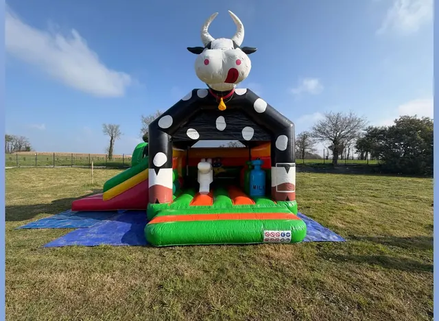 Château gonflable Multifun en location à Questembert